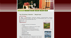 Desktop Screenshot of ferienhaus-abendrot-erzgebirge.de